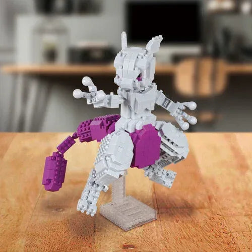 Nanoblock - Pokemon Series - Mewtwo Deluxe Edition Building Kit - Glass City Comics & Collectibles