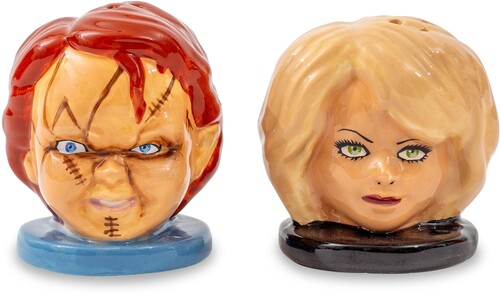 Child's Play Chucky & Tiffany Ceramic Salt and Pepper Shaker Set
