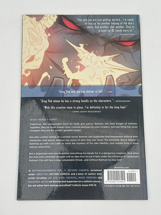 Batman Superman Second Chance Vol. 3 TP VF/NM