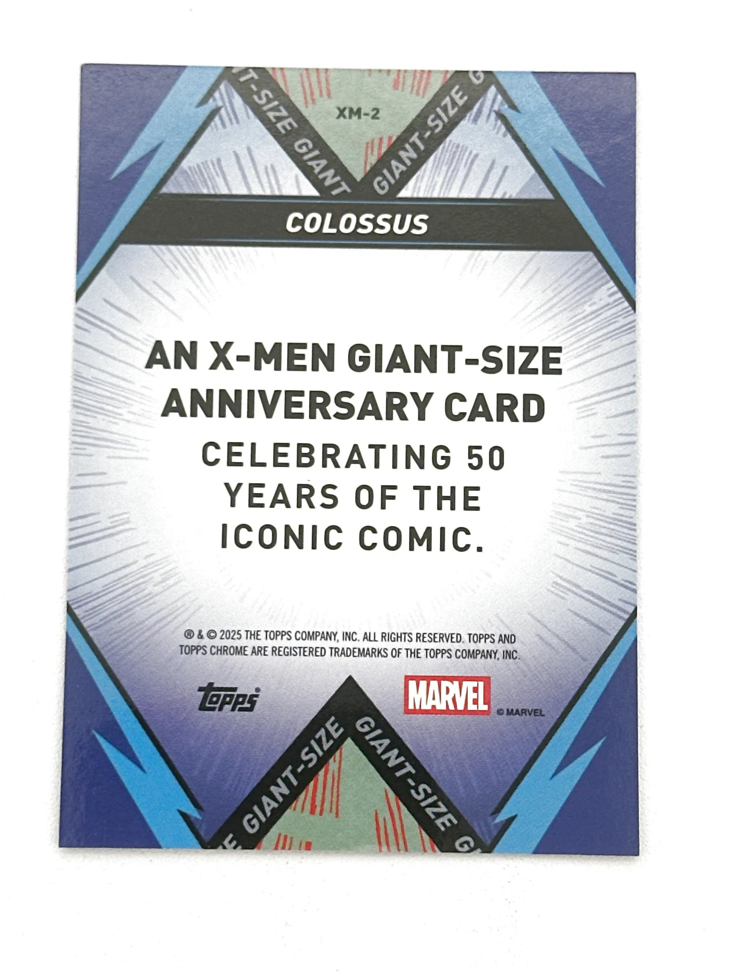2025 Topps Marvel Chrome #000XM-2 Colossus X-Men Giant-Sized 50 Years - Glass City Comics & Collectibles