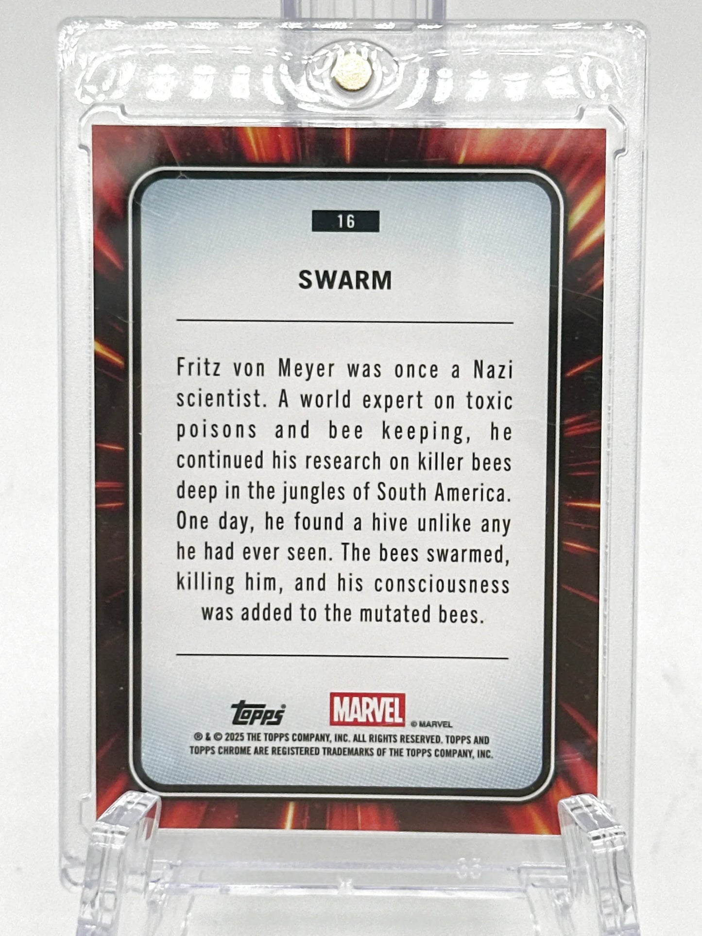 2025 Topps Marvel Chrome #016 Swarm Hulk Green Lazer Refractor 94/99 - Glass City Comics & Collectibles