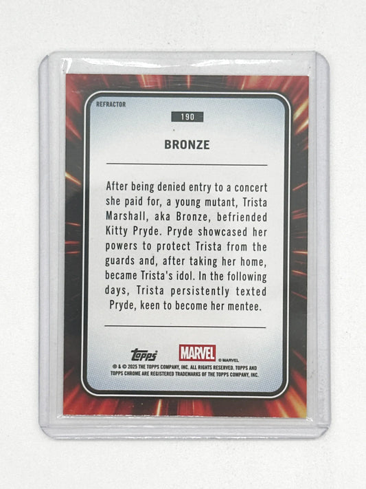 2025 Topps Marvel Chrome #190 Bronze Base Refractor - Glass City Comics & Collectibles