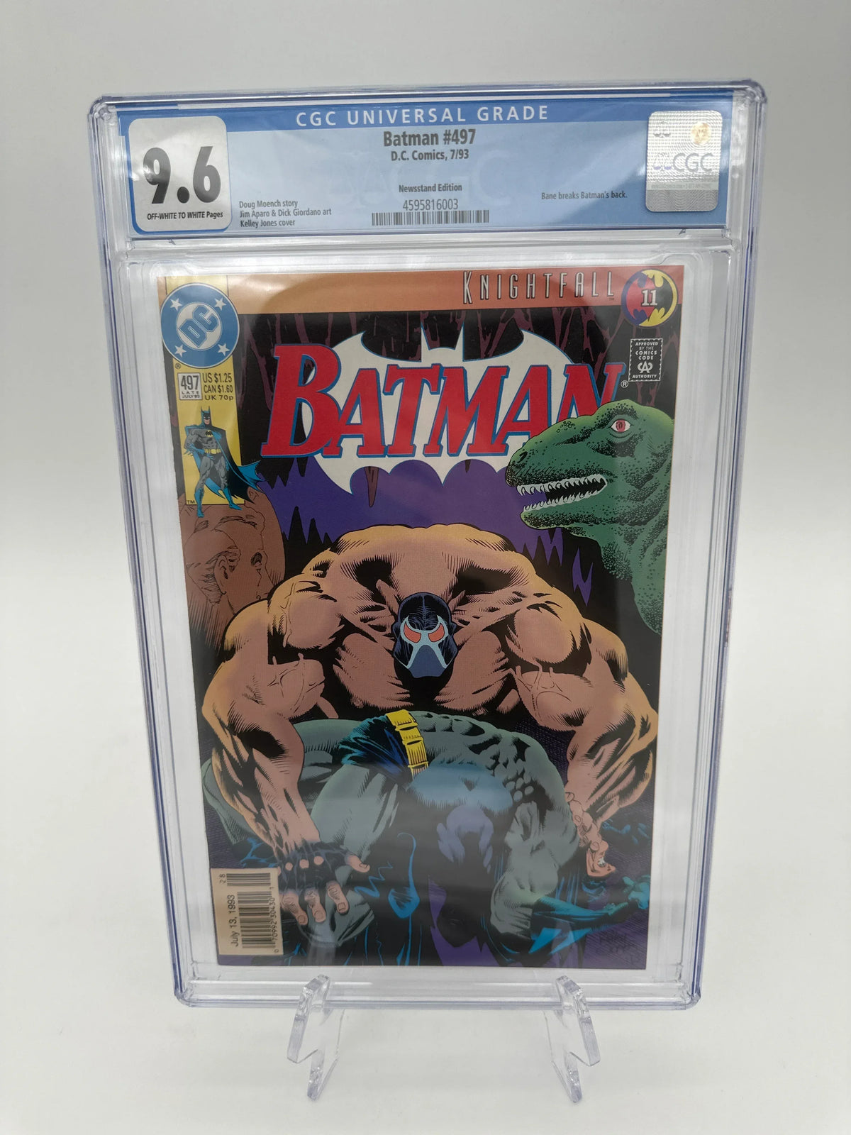Batman #497 Graded (Bane Breaks Batman’s Back) - Glass City Comics & Collectibles