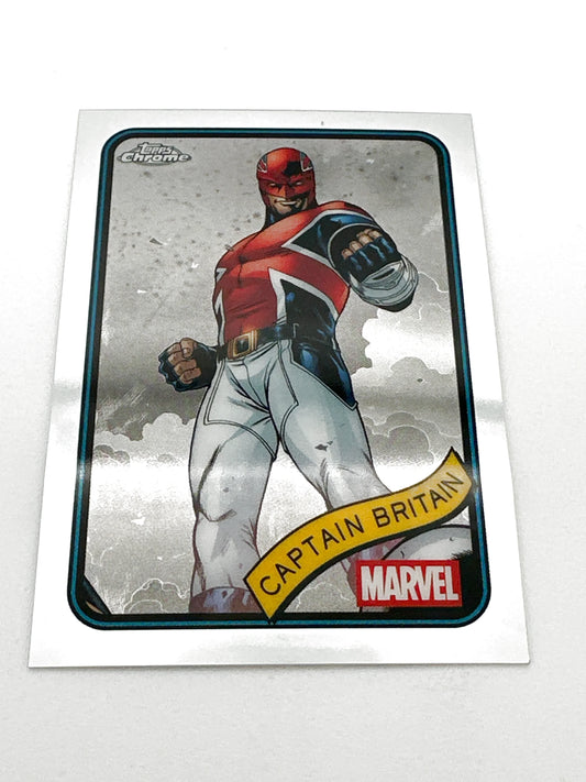 2025 Topps Marvel Chrome #151 Captain Britain Base