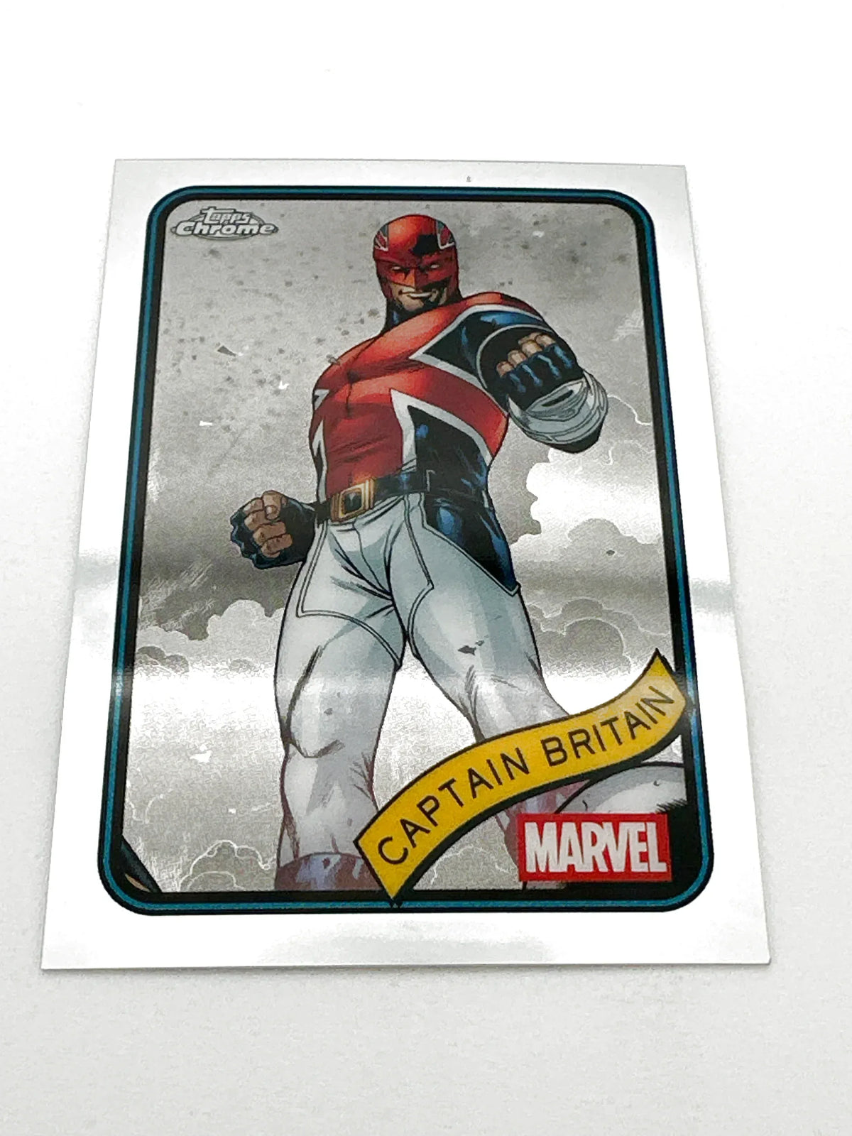 2025 Topps Marvel Chrome #151 Captain Britain Base - Glass City Comics & Collectibles