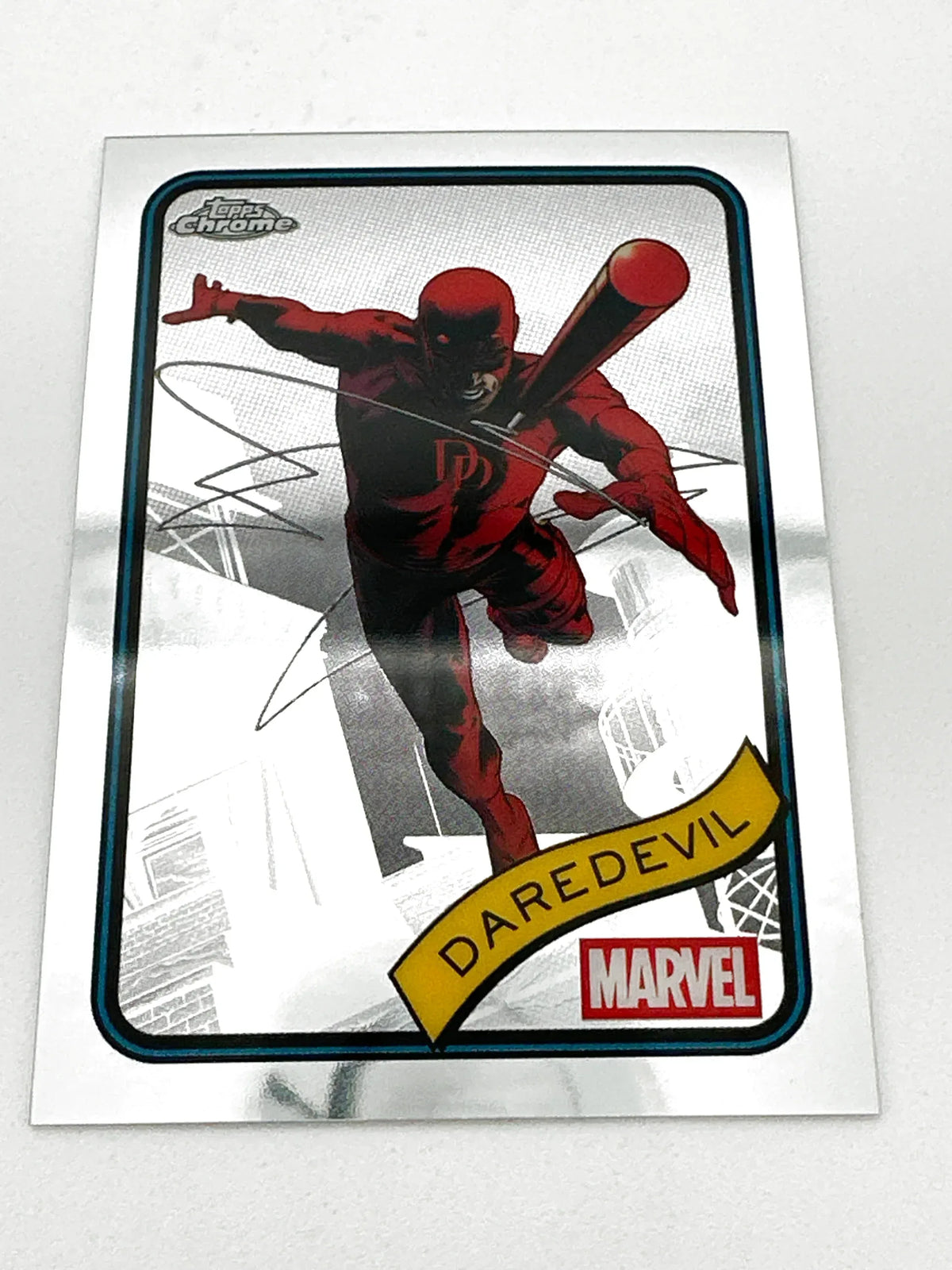 2025 Topps Marvel Chrome #097 Daredevil Base - Glass City Comics & Collectibles