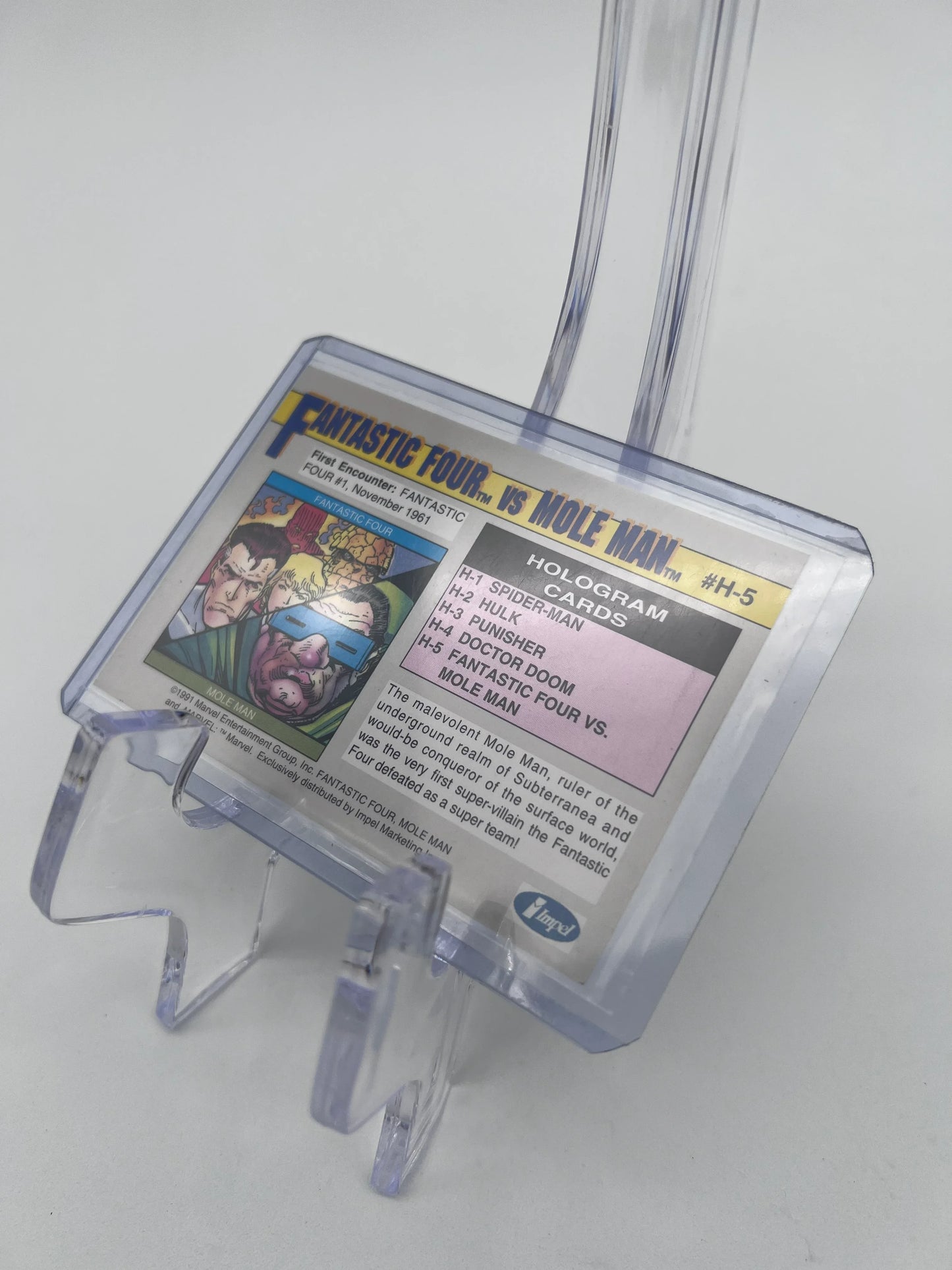 1991 Impel Marvel Universe Series 2 #000H-5 Fantastic Four Hologram - Glass City Comics & Collectibles