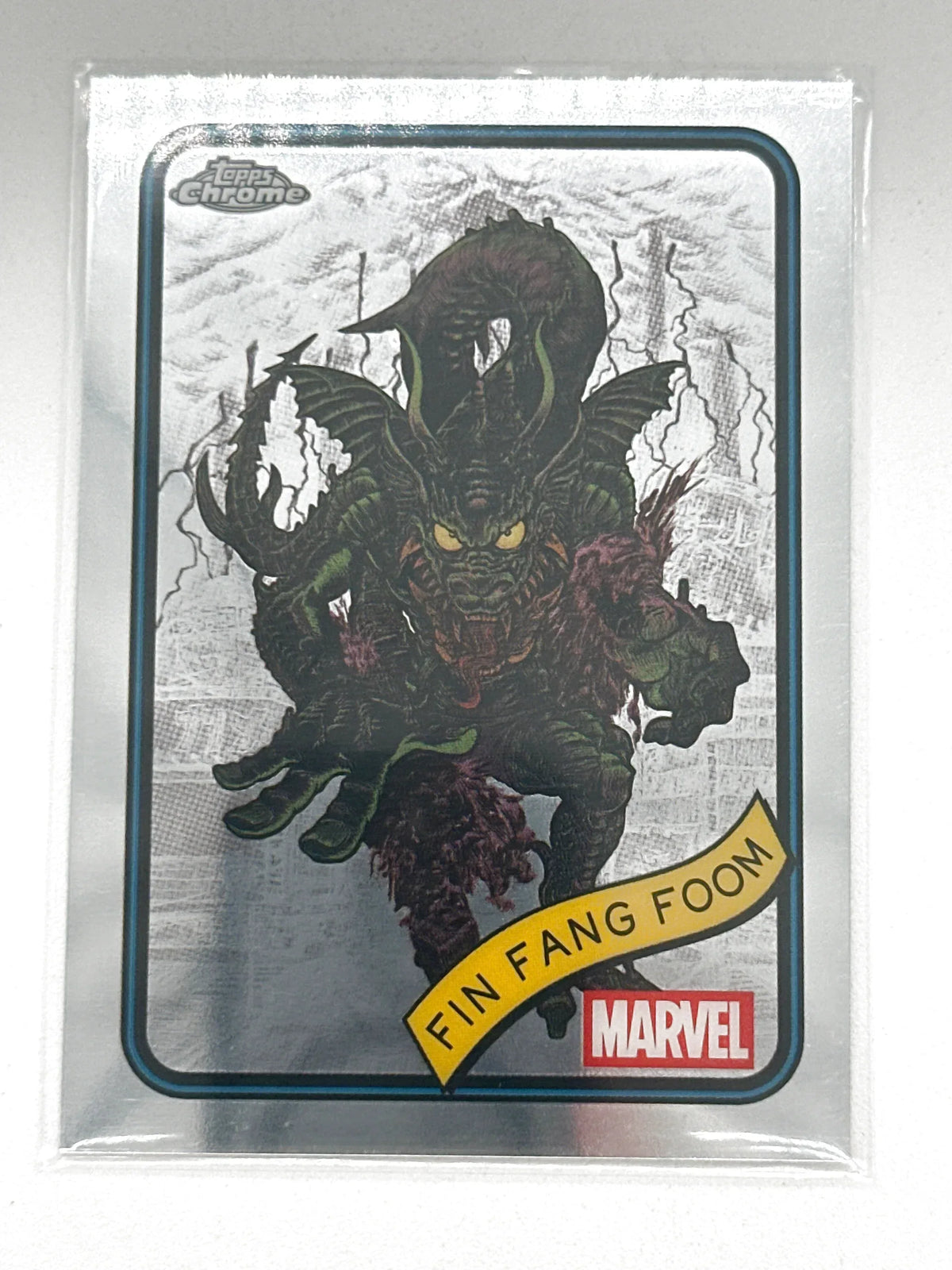 2025 Topps Marvel Chrome #053 Fin Fang Foom Base - Glass City Comics & Collectibles