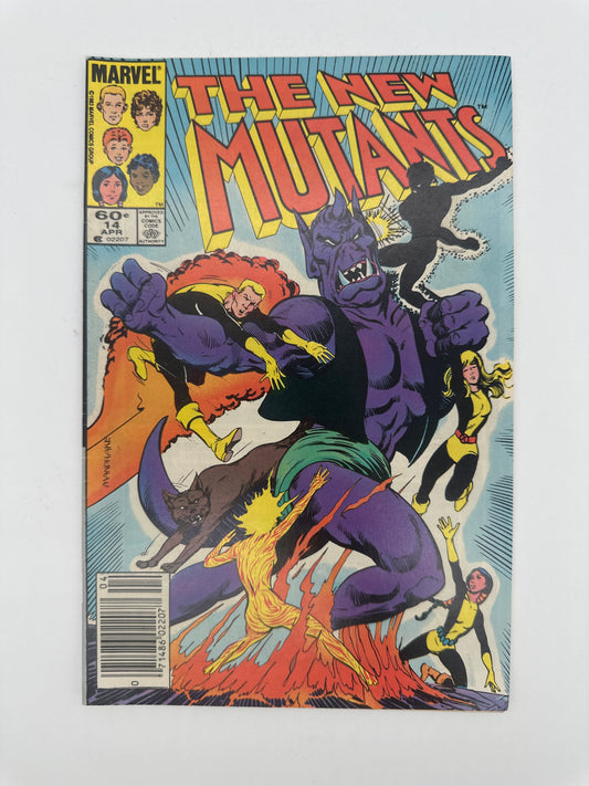 The New Mutants #14 Newsstand VF/NM
