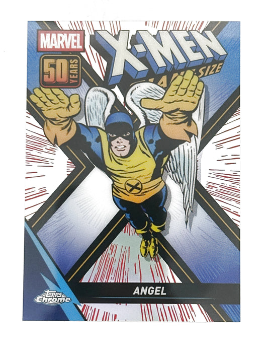 2025 Topps Marvel Chrome #000XM-7 Angel X-Men Giant-Sized 50 Years