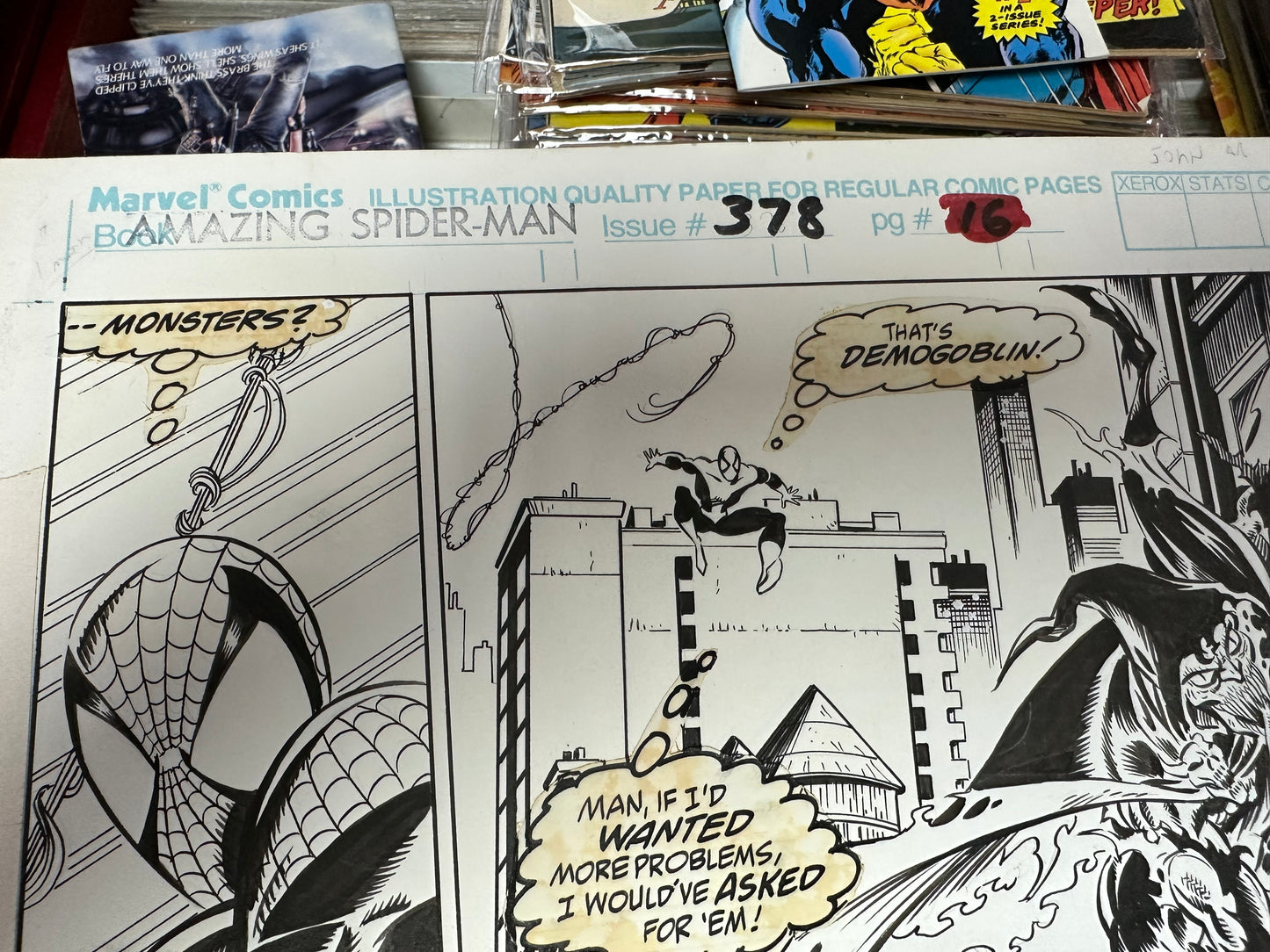 Amazing Spider-Man #378 Pg 16 Original Comic Art