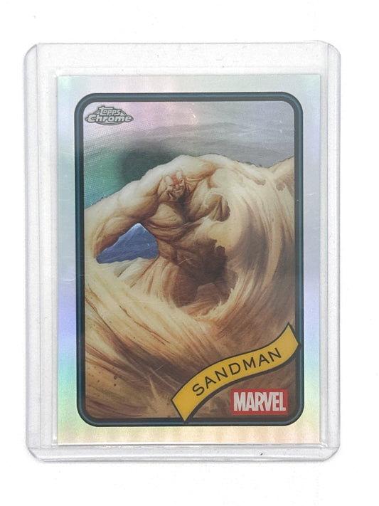 2025 Topps Marvel Chrome #091 Sandman Base Refractor