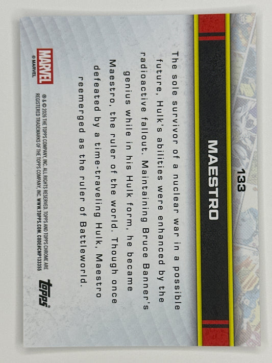2026 Topps Marvel Chrome 133 Maestro Base Card