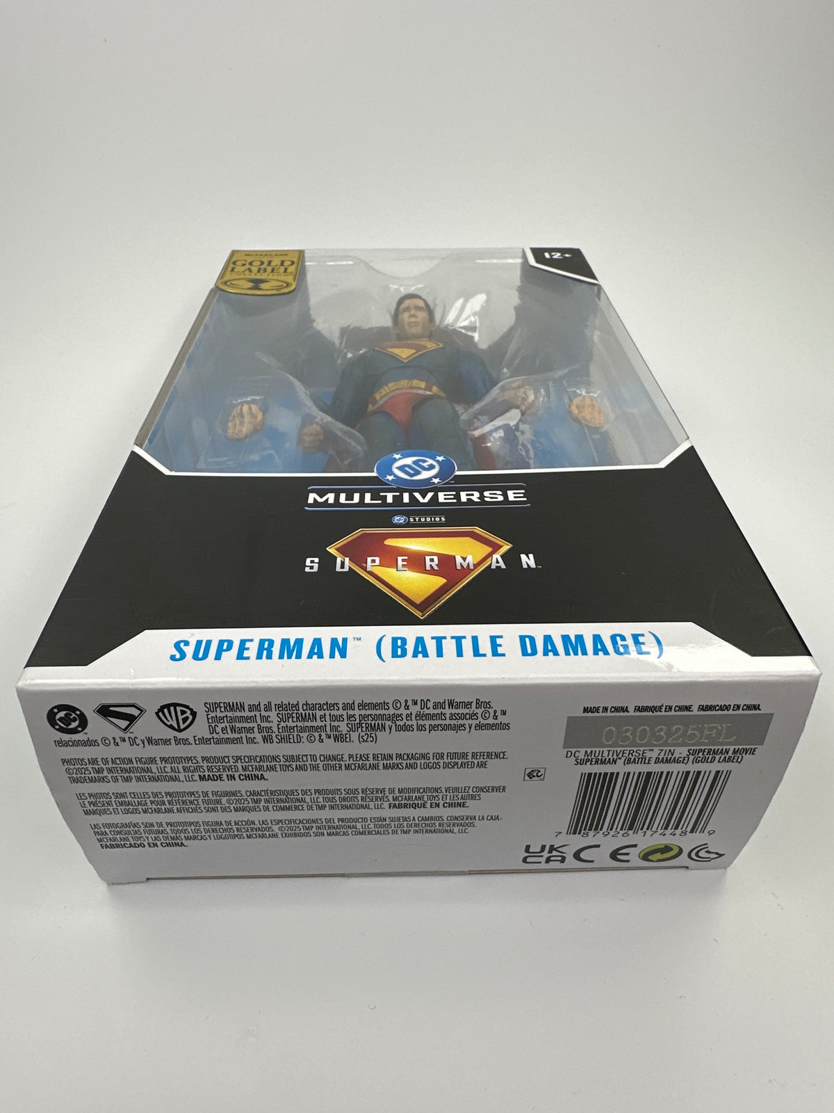 Superman (2025) Battle Damage Gold Label 7-Inch Action Figure by McFarlane Toys