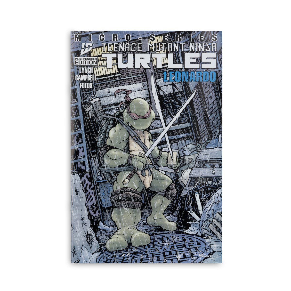 Teenage Mutant Ninja Turtles Page Punchers Wave 1 Leonardo 5-Inch Scale Action Figure with Comic