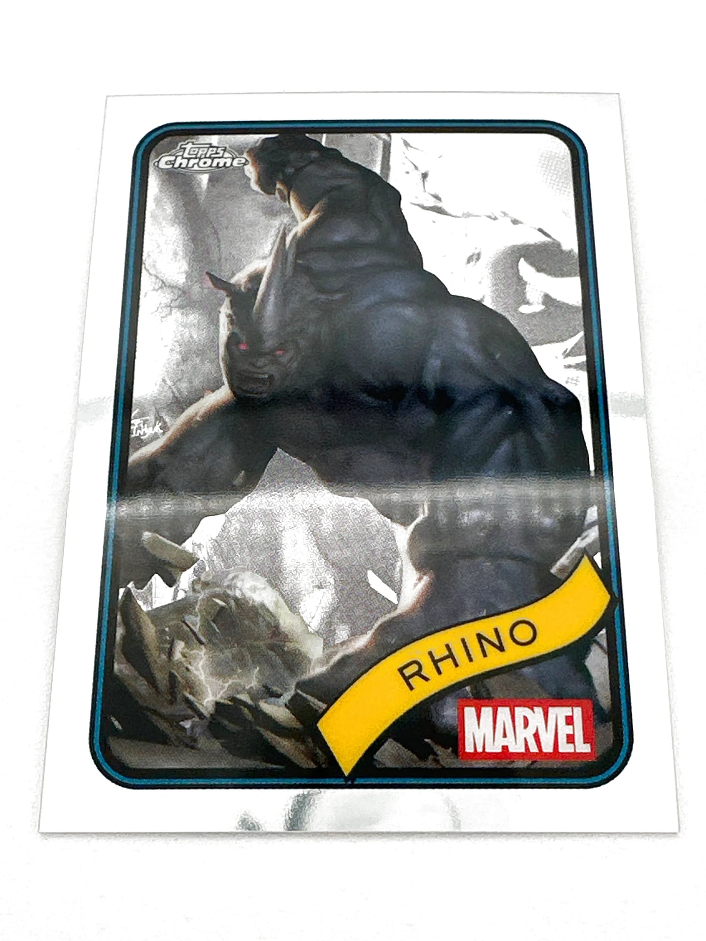 Marvel Topps Chrome Rhino Base