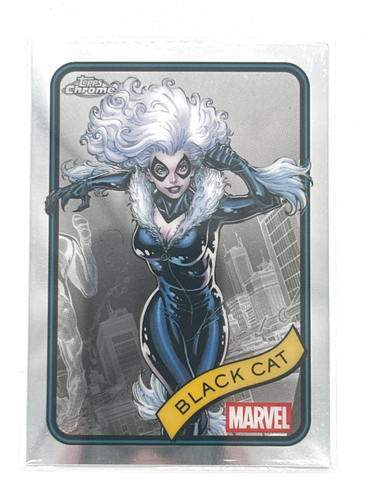 2025 Topps Marvel Chrome #106 Black Cat Base