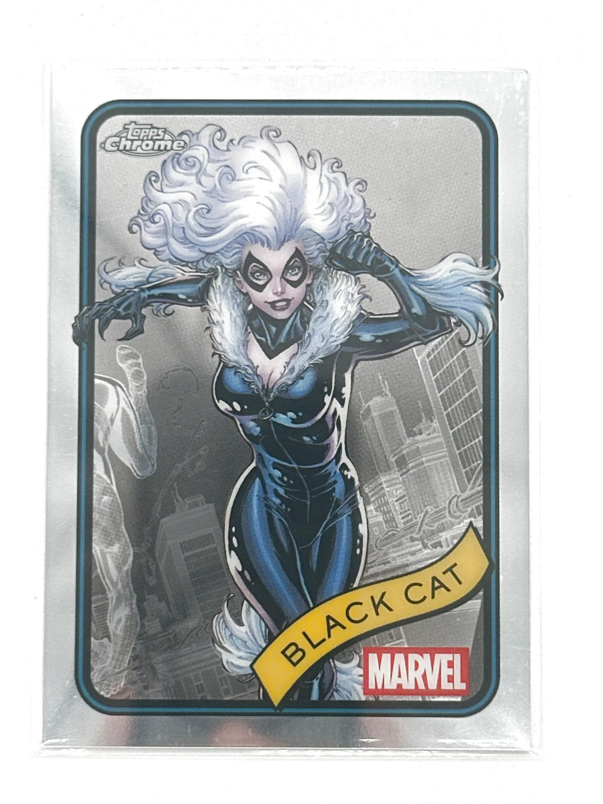 2025 Topps Marvel Chrome #106 Black Cat Base - Glass City Comics & Collectibles