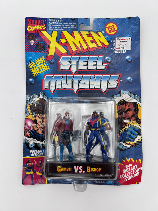 X-Men Steel Mutants Collector’s Figures Gambit vs Bishop