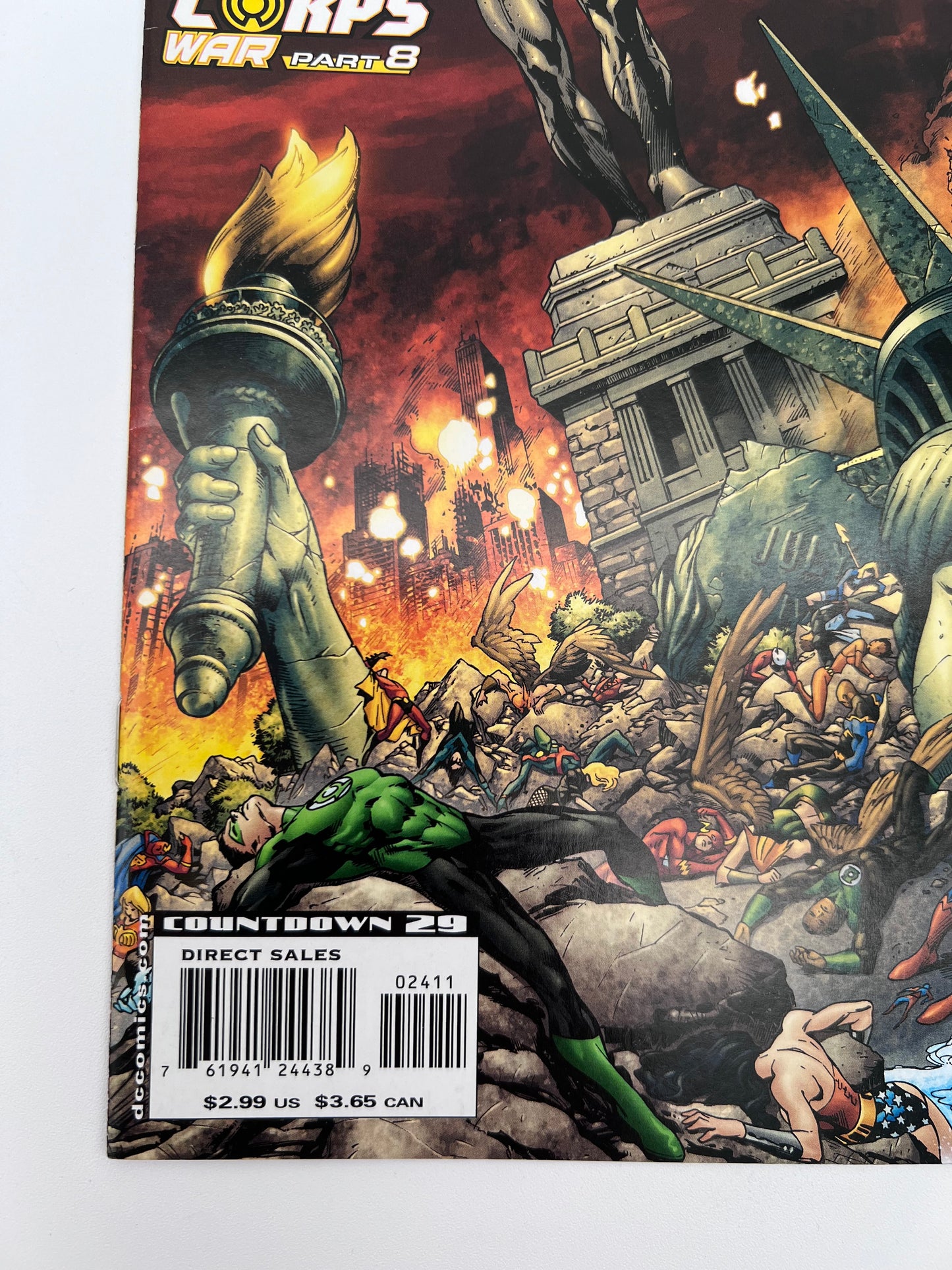 Green Lantern #24 In Blackest Day! VF/NM
