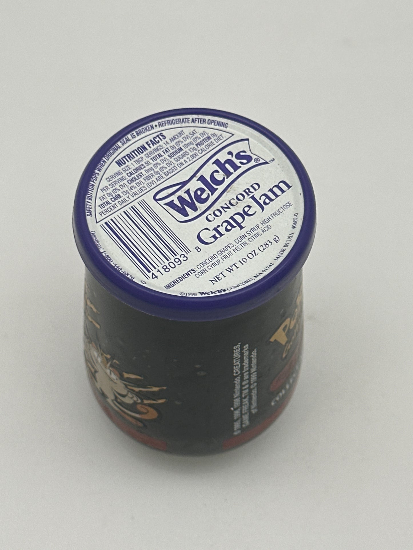 Nintendo Pokémon Meowth Welch's Jelly Jar SEALED