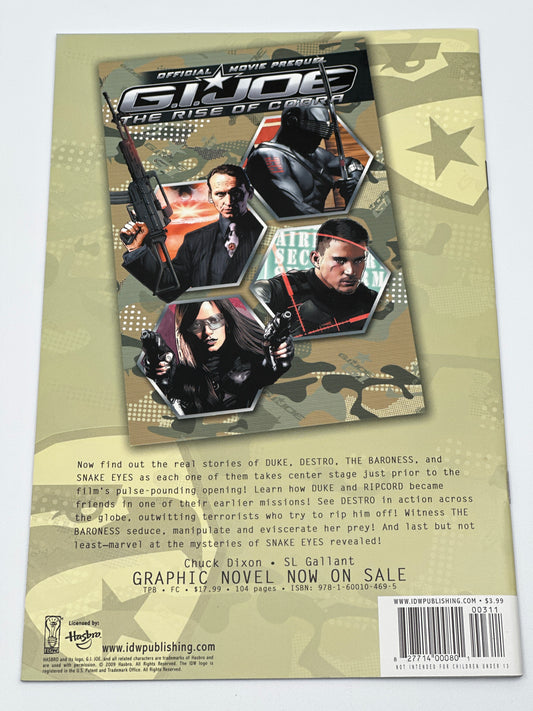 G. I. Joe: The Rise of Cobra Movie Adaptation #3 CVR B VF