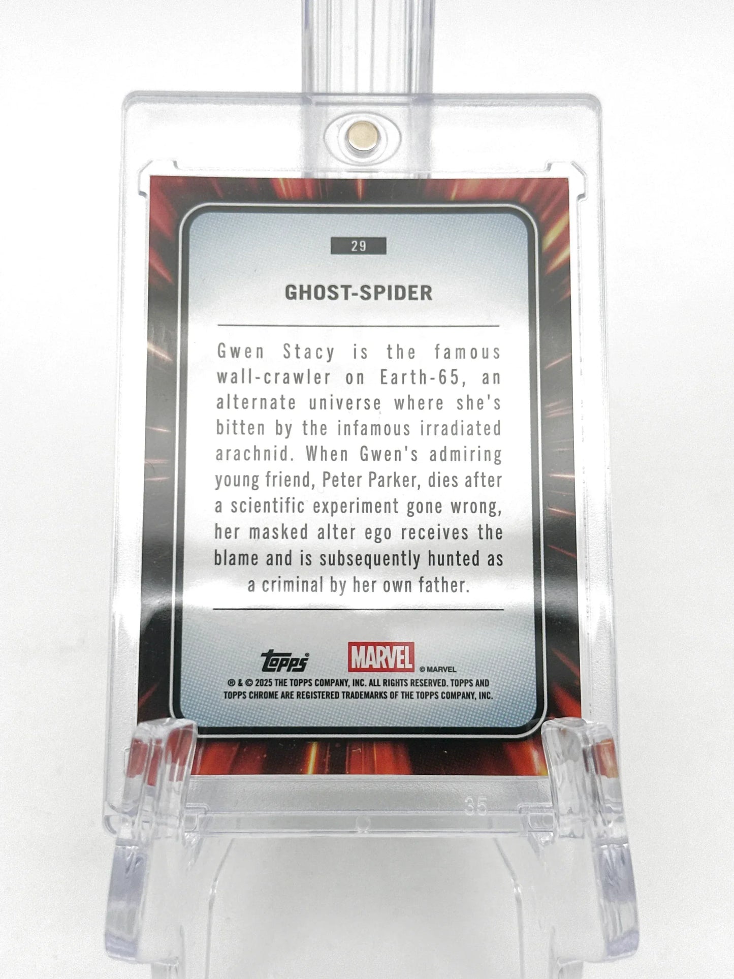 2025 Topps Marvel Chrome #029 Ghost-Spider Hulk Green Lazer Refractor 17/99 - Glass City Comics & Collectibles