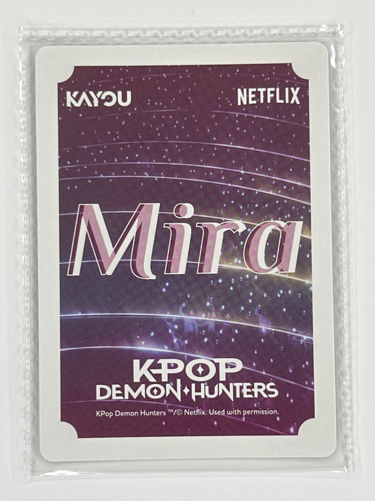 KPop Demon Hunters: KPDH01-PR1-02 Mira Promo Card – Sealed