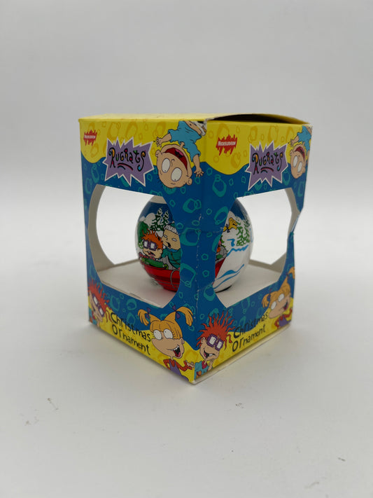 1998 Nickelodeon Sledding Rugrats Christmas Ornament