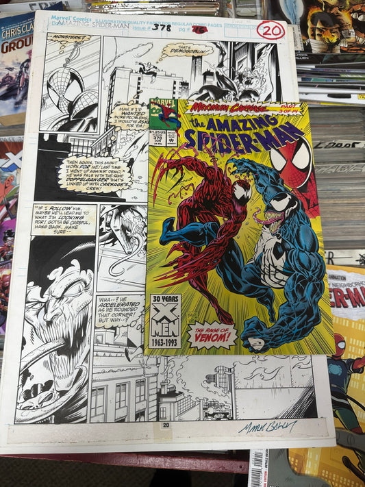 Amazing Spider-Man #378 Pg 16 Original Comic Art