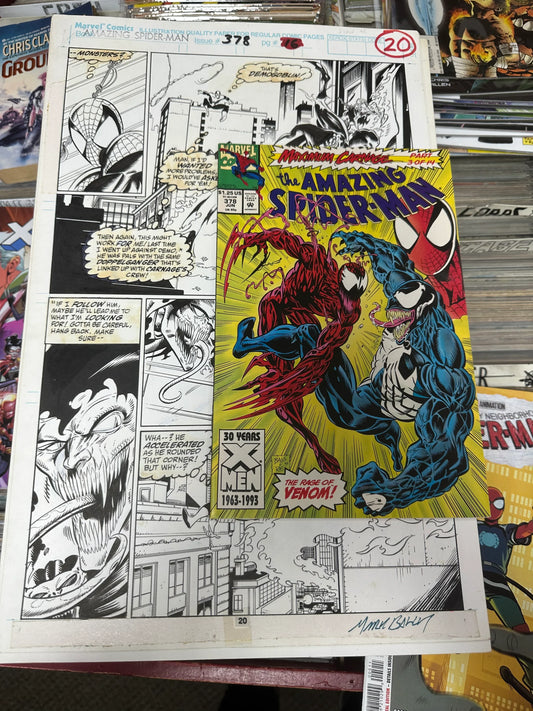 Amazing Spider-Man #378 Pg 16 Original Comic Art - Glass City Comics & Collectibles