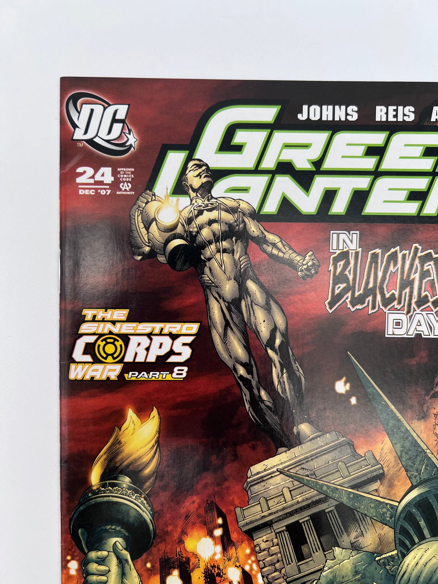 Green Lantern #24 In Blackest Day! VF/NM