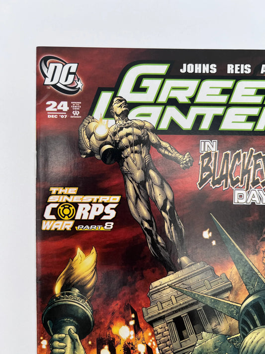 Green Lantern #24 In Blackest Day! VF/NM - Glass City Comics & Collectibles