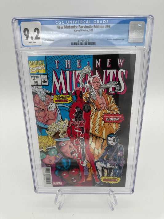 New Mutants #98 Facsimile Graded