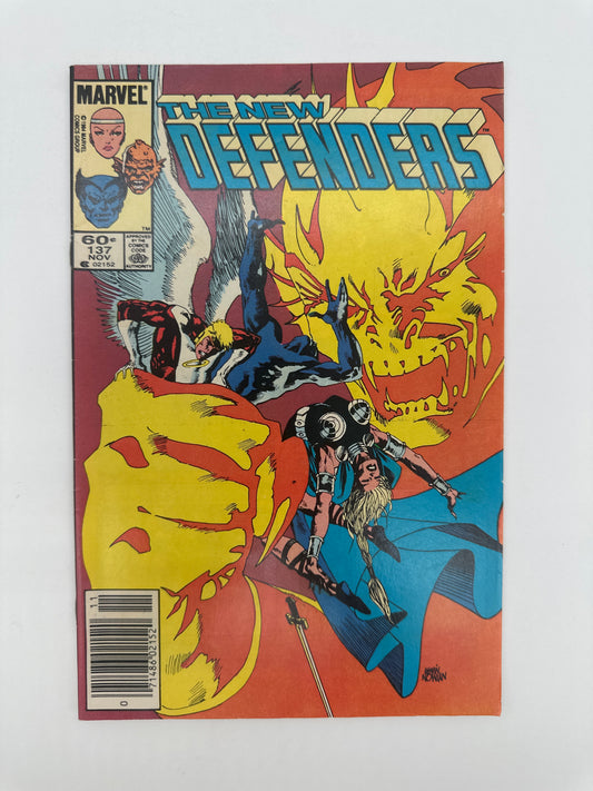 The New Defenders #137 Newsstand VF