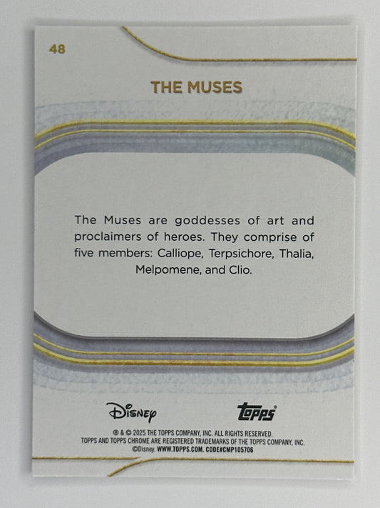2025 Topps Disney Chrome 048 The Muses Base Card