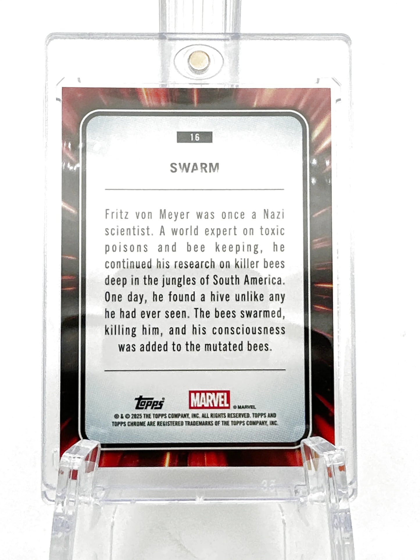 Marvel Topps Chrome Swarm Spider Web Refractor /399