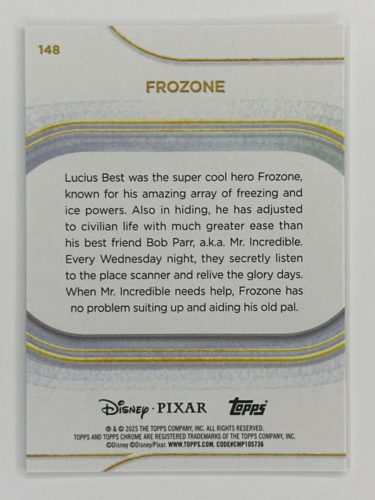 2025 Topps Disney Chrome 148 Frozone Base Card