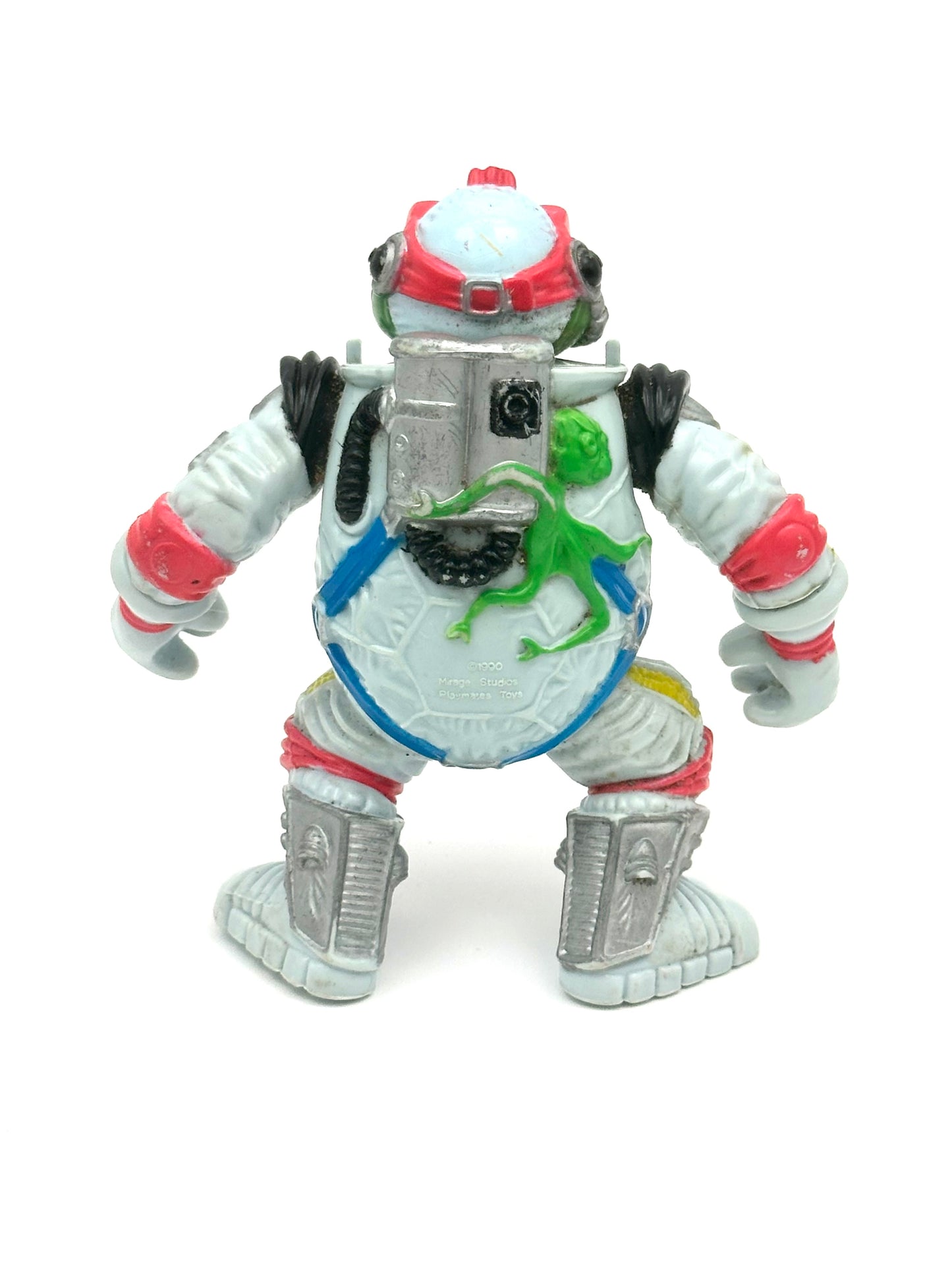 Vintage 1990 TMNT Raph the Space Cadet Action Figure – Near Complete Original Playmates Release