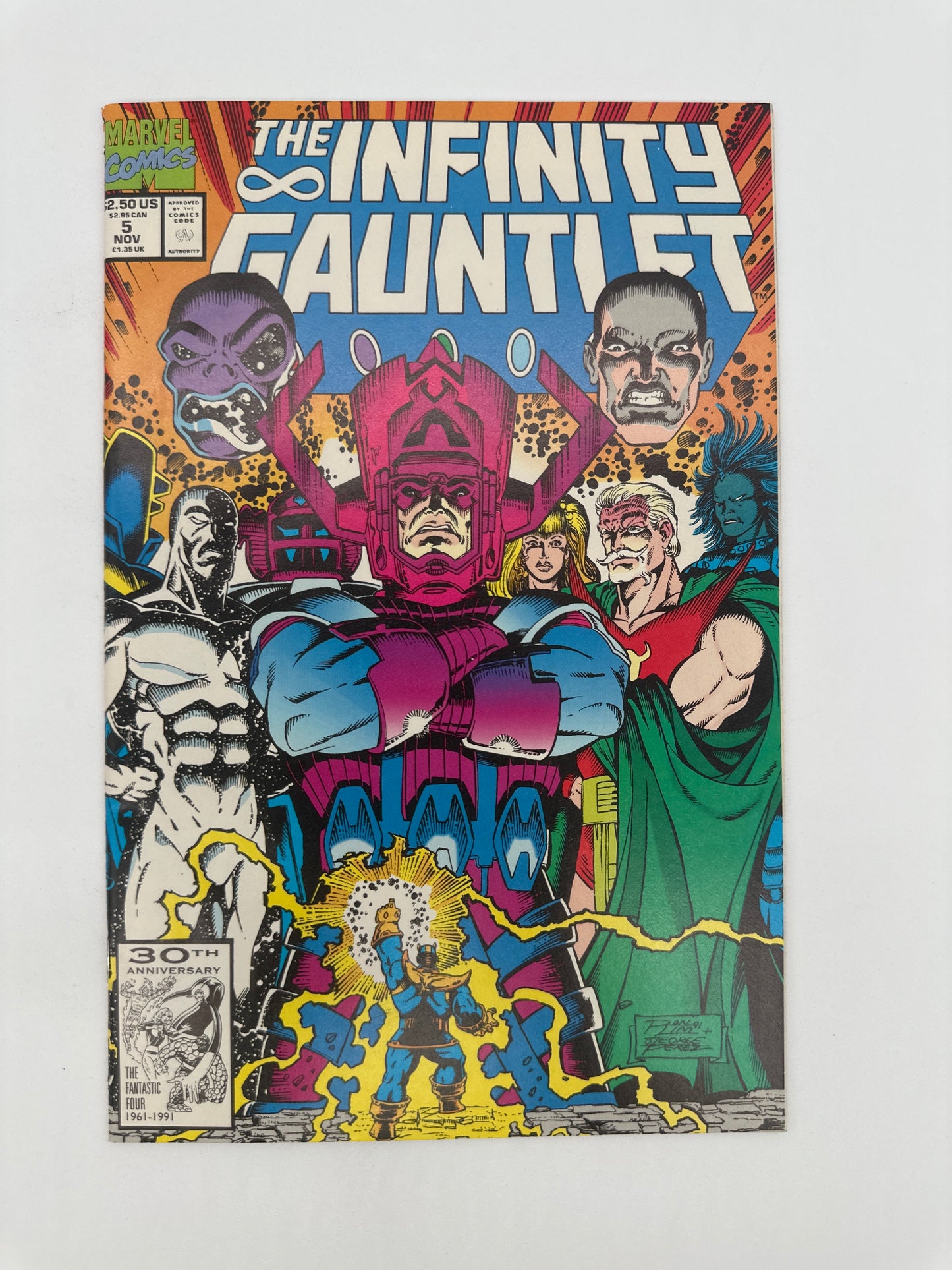 The Infinity Gauntlet #1-6 Raw Set HIGH GRADE
