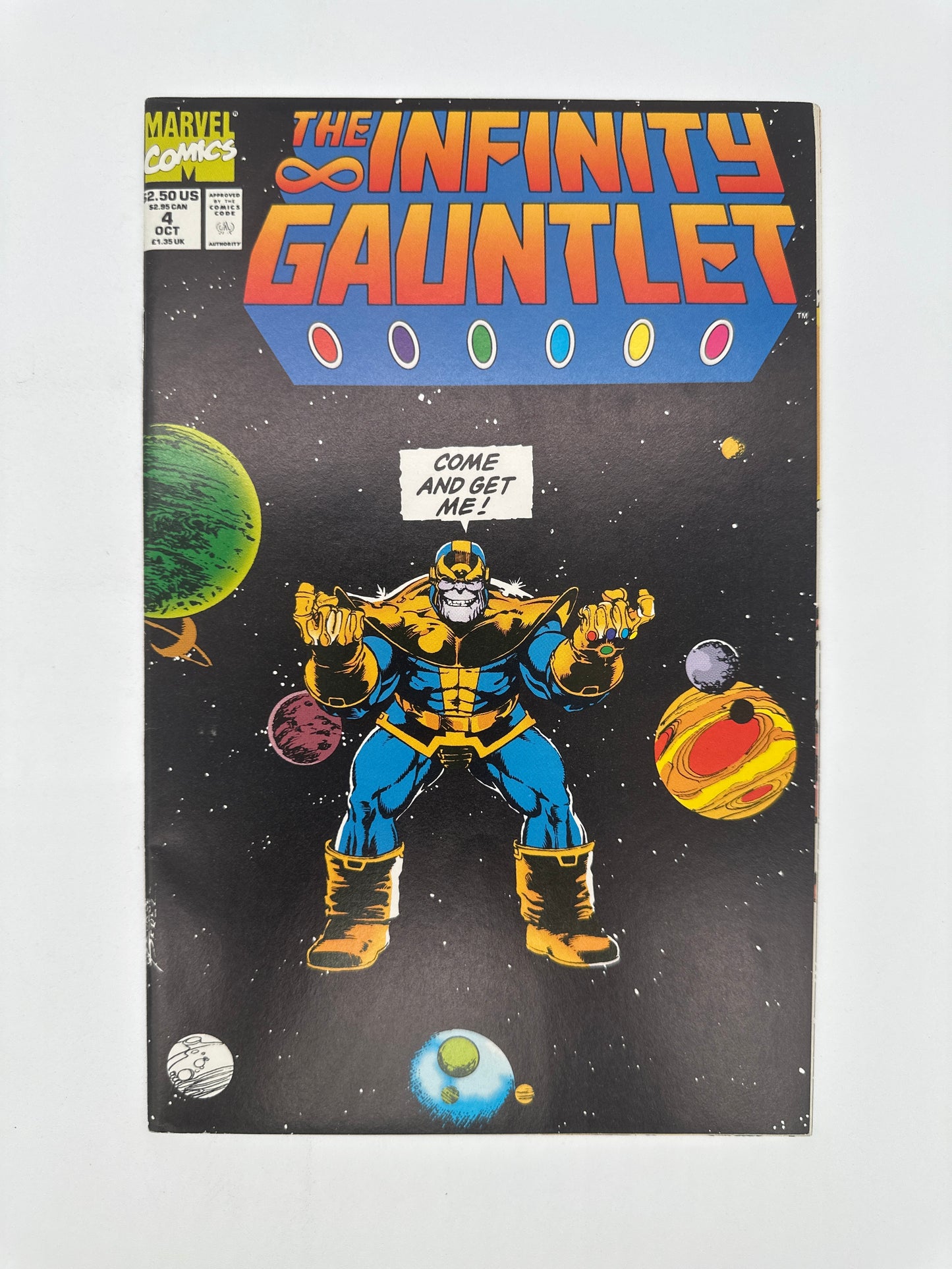 The Infinity Gauntlet #1-6 Raw Set HIGH GRADE