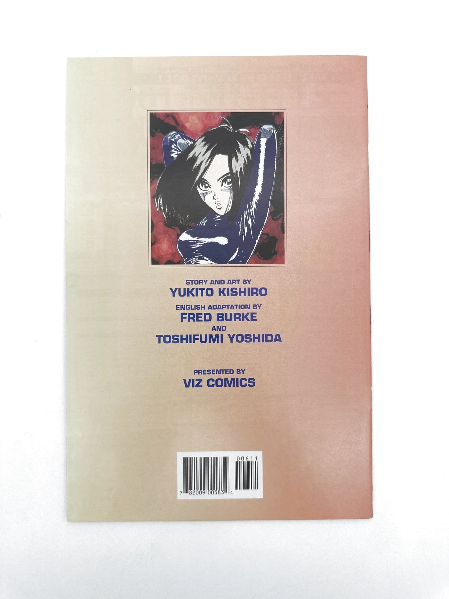 Manga comic book with an anime character illustration