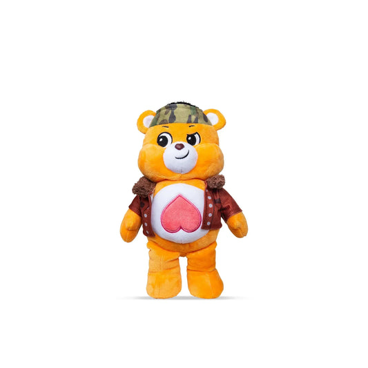 Netflix - Care Bears x Stranger Things Tenderheart Bear as Lucas, Fun Size Plush - Glass City Comics & Collectibles
