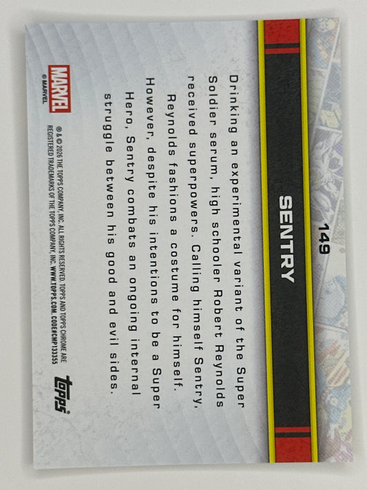 2026 Topps Marvel Chrome 149 Sentry Base Card