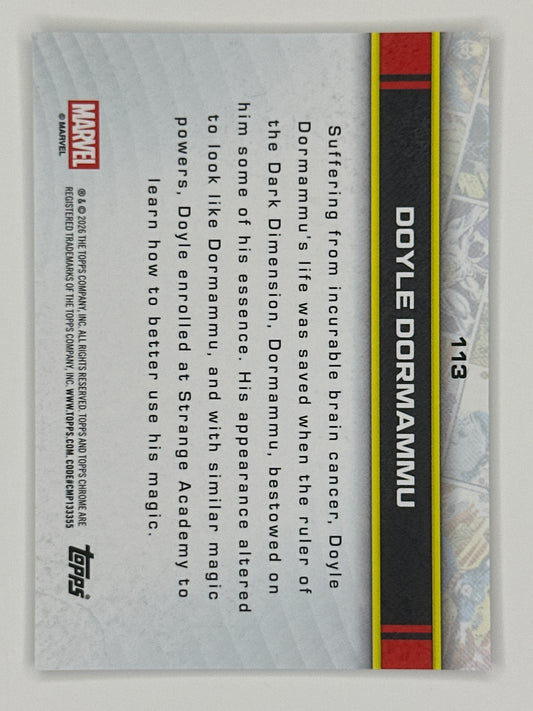 2026 Topps Marvel Chrome 113 Doyle Dormammu Base Card