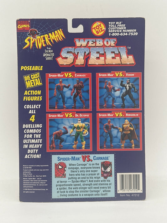 Spider-Man: Web of Steel Die Cast Metal Figures | Spider-Man VS. Carnage
