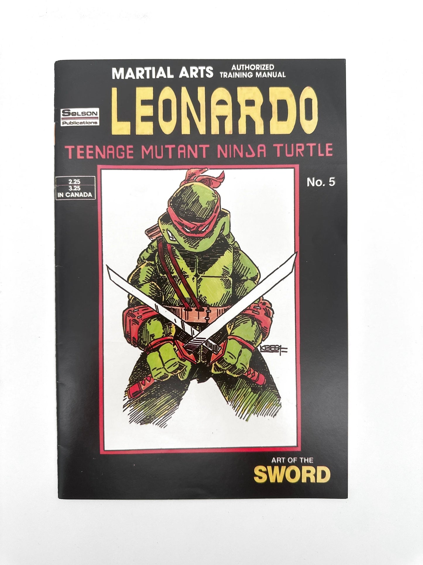 Eastman and Laird Teenage Mutant Ninja Turtles Authorized Martial Arts Training Manual Set 1-5 HIGH GRADE