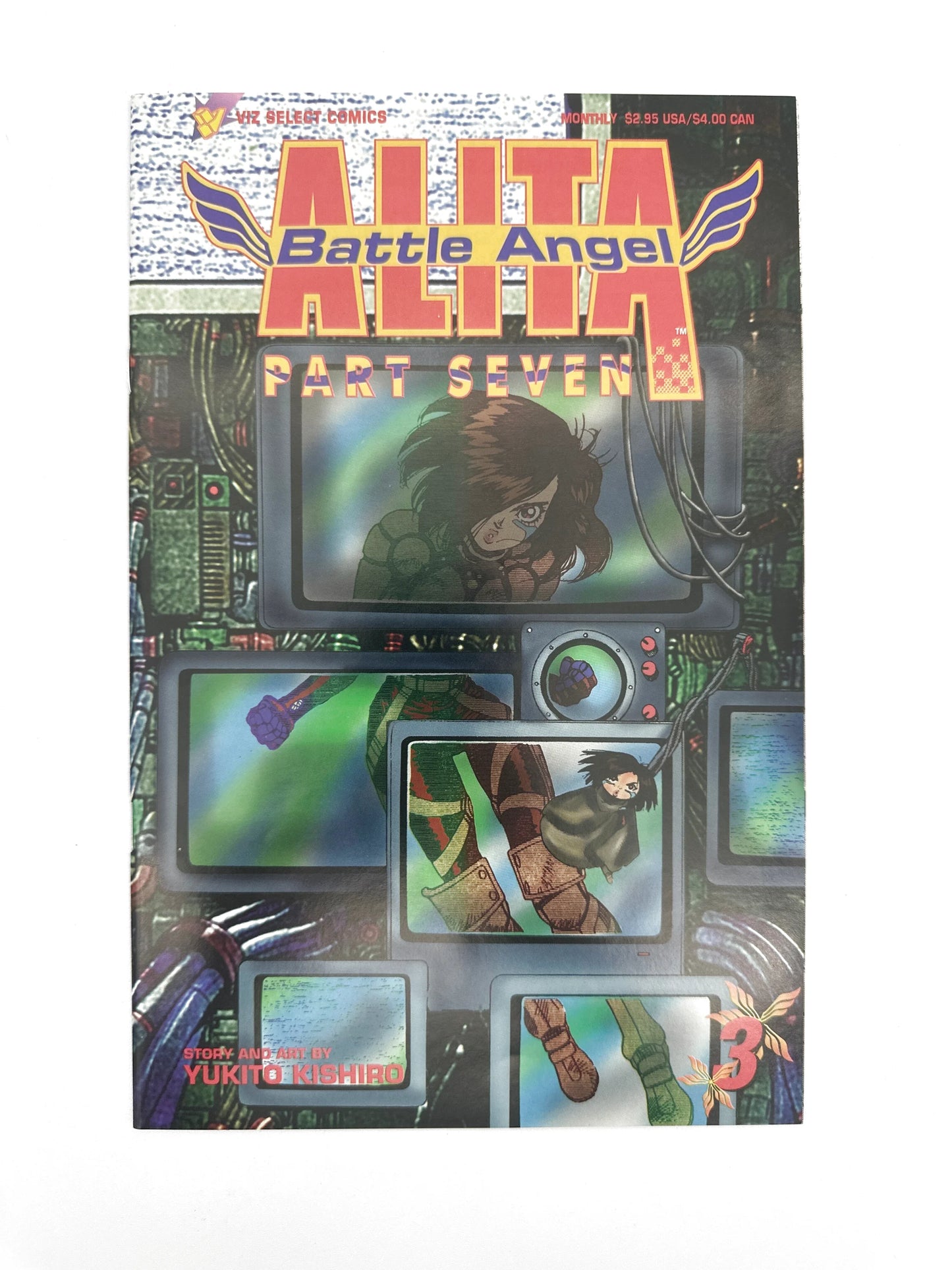 A manga comic book with an anime character on the cover