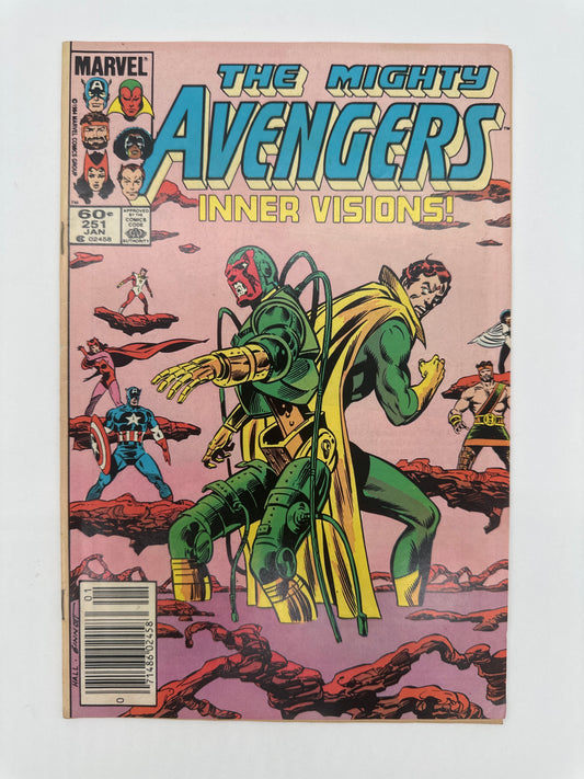 The Avengers #251 Newsstand NM