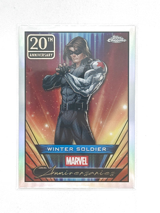 2025 Topps Marvel Chrome #000MA-27 Winter Soldier Marvel Anniversaries